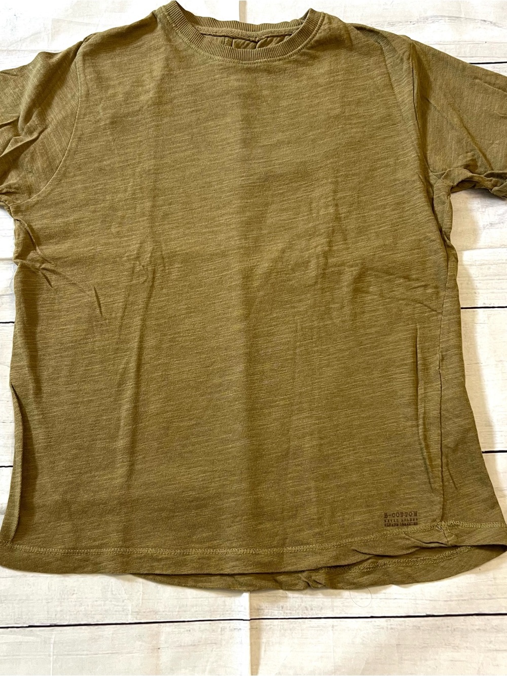 Zara Olive Crewneck Tee